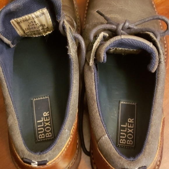 BULL Boxer Everson Hand Crafted Leather Distressed Look 8/41 NWOT - Picture 7 of 9